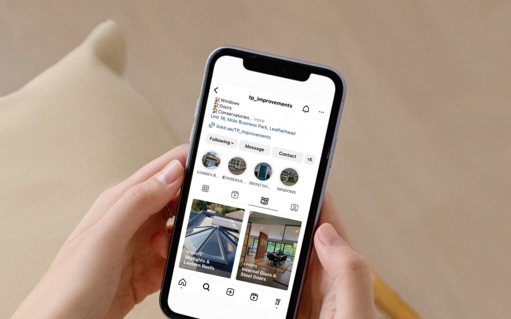 Phone Screen With Instagram Guide Example | IV Insights